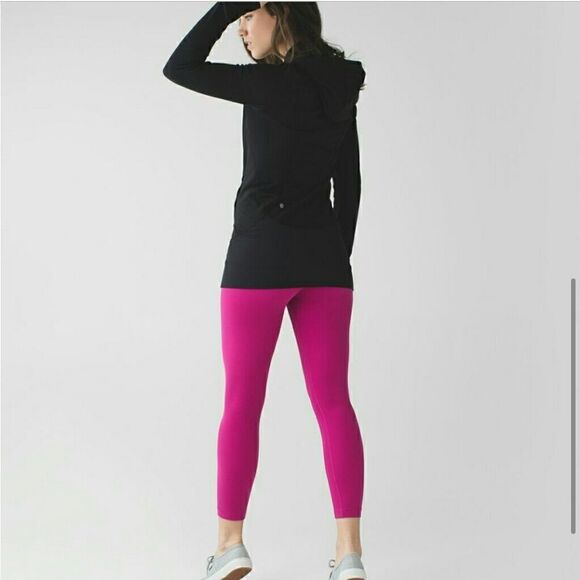 Lululemon Original Align High Rise Legging Raspberry Pink Womens 12 FLAW - Picture 12 of 12